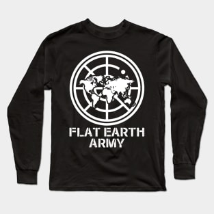 Flat Earth Army Long Sleeve T-Shirt